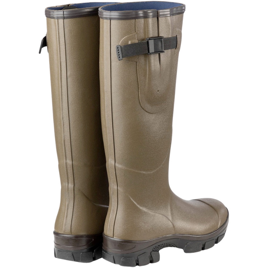 2026 Rydale Lisset Neopren Gefüttert Wellington Stiefel - Light Khaki